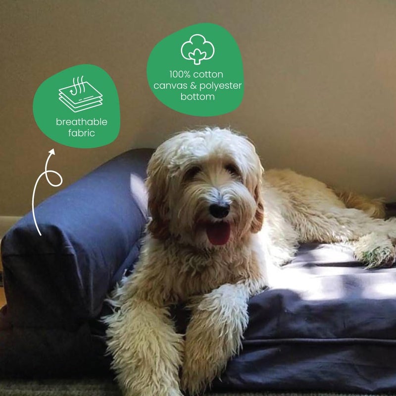 molly mutt Landslide Dog Bed Duvet Pillow Pack, Small - 100% Cotton, Durable, Washable - Image 4